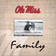Mississippi Rebels Family Picture Frame