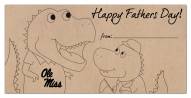 Mississippi Rebels Father's Day Coloring Sign