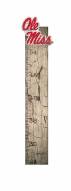 Mississippi Rebels Growth Chart Sign