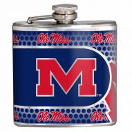 Mississippi Rebels Hi-Def Stainless Steel Flask