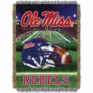 Mississippi Rebels Home Field Advantage Throw Blanket