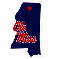 Mississippi Rebels Home State 11"" Magnet