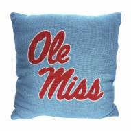 Mississippi Rebels Invert Woven Pillow