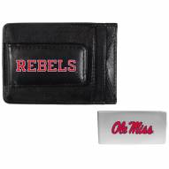 Mississippi Rebels Leather Cash & Cardholder & Money Clip