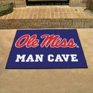 Mississippi Rebels Man Cave All-Star Rug