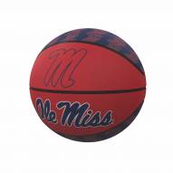 Mississippi Rebels Mini Rubber Basketball