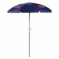 Mississippi Rebels Navy Beach Umbrella