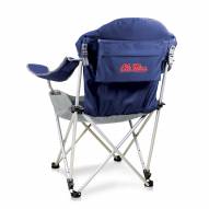 Mississippi Rebels Navy Reclining Camp Chair