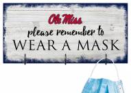 Mississippi Rebels Please Wear Your Mask Sign