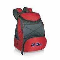 Mississippi Rebels Red PTX Backpack Cooler