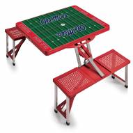 Mississippi Rebels Red Sports Folding Picnic Table