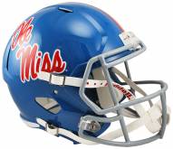 Mississippi Rebels Riddell Speed Collectible Powder Blue Football Helmet