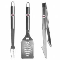 Mississippi Rebels 3 Piece Stainless Steel BBQ Set