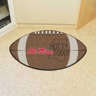 Mississippi Rebels Southern Style Football Floor Mat