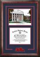 Mississippi Rebels Spirit Graduate Diploma Frame