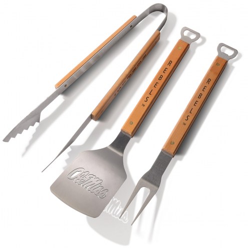 Mississippi Rebels 3-Piece Grill Accessories Set