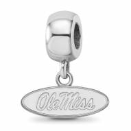 Mississippi Rebels Sterling Silver Extra Small Bead Charm