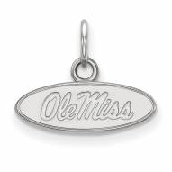 Mississippi Rebels Sterling Silver Extra Small Pendant