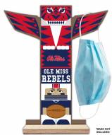 Mississippi Rebels Totem Mask Holder