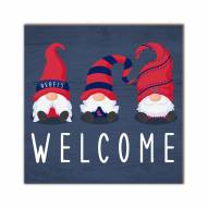 Mississippi Rebels Welcome Gnomes 10" x 10" Sign