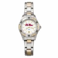 Mississippi Rebels Women's All-Pro Two-Tone Watch