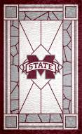 Mississippi State Bulldogs 11" x 19" Stained Glass Sign