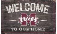 Mississippi State Bulldogs 11" x 19" Welcome to Our Home Sign