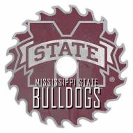 Mississippi State Bulldogs 12" Rustic Circular Saw Sign