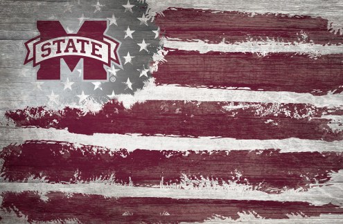 Mississippi State Bulldogs 17&quot; x 26&quot; Flag Sign