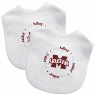 Mississippi State Bulldogs 2-Pack Baby Bibs