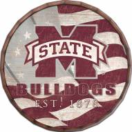 Mississippi State Bulldogs 24" Flag Barrel Top