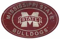 Mississippi State Bulldogs 46" Heritage Logo Oval Sign