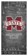 Mississippi State Bulldogs 6" x 12" Chalk Playbook Sign
