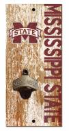 Mississippi State Bulldogs 6" x 12" Distressed Bottle Opener