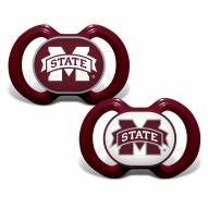 Mississippi State Bulldogs Baby Pacifier 2-Pack