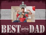 Mississippi State Bulldogs Best Dad Clip Frame