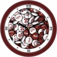 Mississippi State Bulldogs Candy Wall Clock