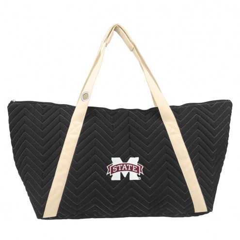 Mississippi State Bulldogs Chevron Stitch Weekender Bag