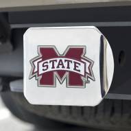 Mississippi State Bulldogs Chrome Color Hitch Cover