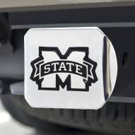 Mississippi State Bulldogs Chrome Metal Hitch Cover