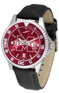Mississippi State Bulldogs Competitor AnoChrome Men's Watch - Color Bezel