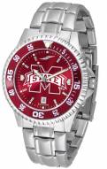 Mississippi State Bulldogs Competitor Steel AnoChrome Color Bezel Men's Watch