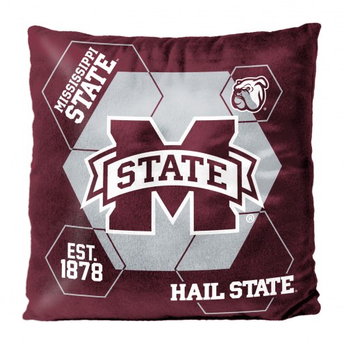 Mississippi State Bulldogs Connector Double Sided Velvet Pillow