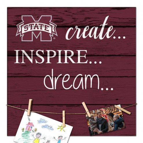 Mississippi State Bulldogs Create, Inspire, Dream Sign