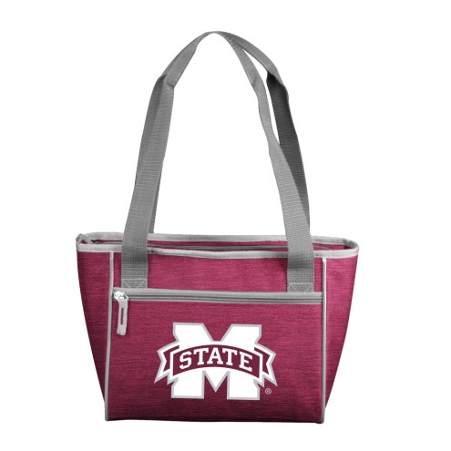 Mississippi State Bulldogs Crosshatch 16 Can Cooler Tote