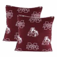 Mississippi State Bulldogs Decorative Pillow Set