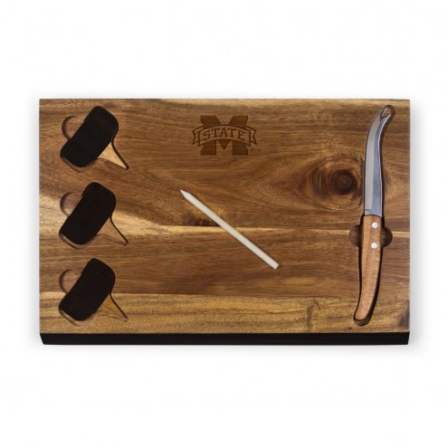 Mississippi State Bulldogs Delio Bamboo Cheese Board & Tools Set