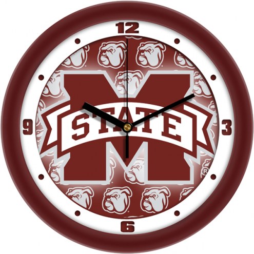 Mississippi State Bulldogs Dimension Wall Clock