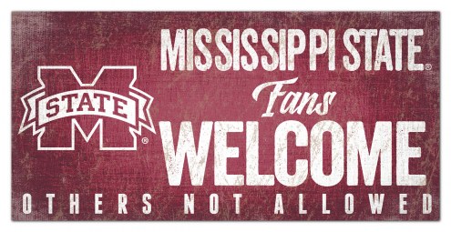 Mississippi State Bulldogs Fans Welcome Sign