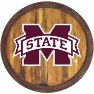 Mississippi State Bulldogs "Faux" Barrel Top Sign